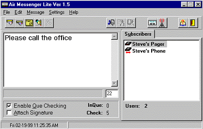 Air Messenger Lite Screenshot